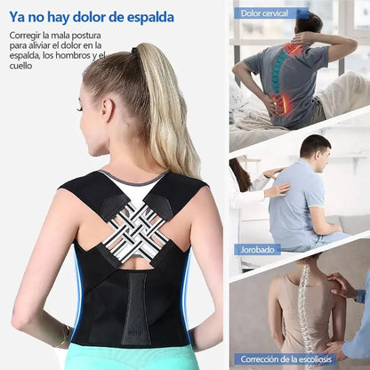 PosturePro™ Corrector de Postura Ergonómico Premium 2026