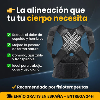 PosturePro™ Corrector de Postura Ergonómico Premium 2026